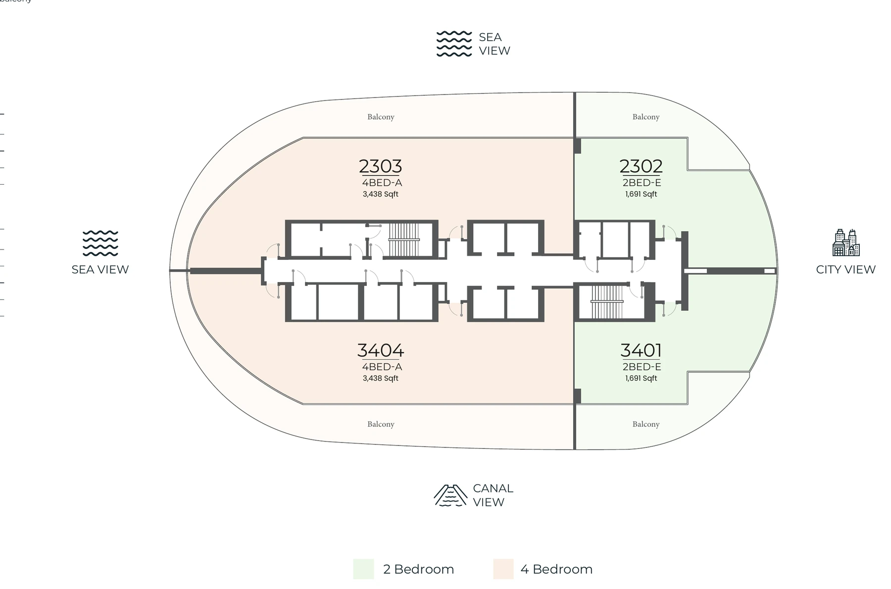 Floors 34 to 37 plate