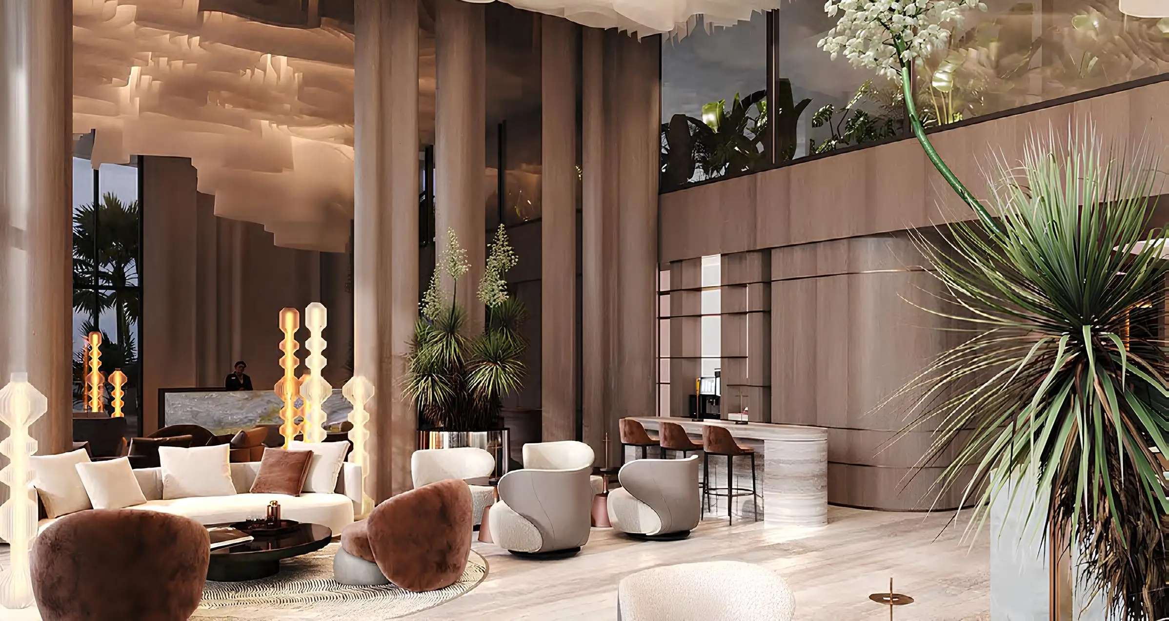 Wyndham Residences Al Marjan Island, Al Marjan lobby reception, Al Marjan Island
