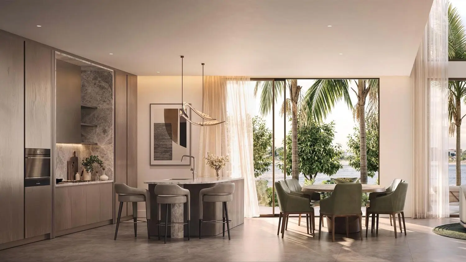 Luxury interior finish reference on Yas Island, Abu Dhabi